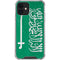 Saudi Arabia Flag Distressed iPhone 12 Mini Clear Case